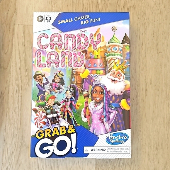 NEW IN BOX Hasbro Kids Games: Candy Land and Hungry Hungry Hippos. Bundle of 2 - Picture 4 of 7